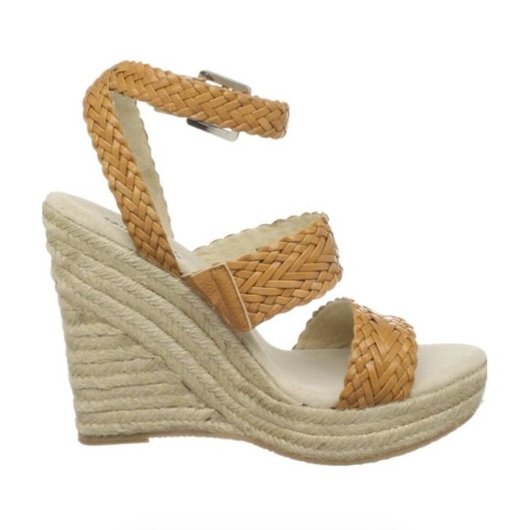 Michael Kors Women's Juniper Espadrille Sandal In Peanut 9 - Picture 2 of 6